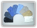 Camisas reglamentaria mangas cortas y largas, dos bolsillos con tapas, con charreteras, varios colores.